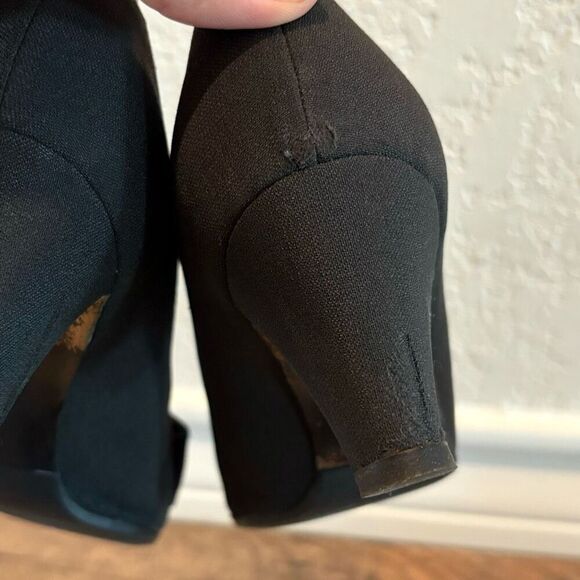 Christian Dior Size 4.5 Black Diamanté Shoes - Picture 10 of 11